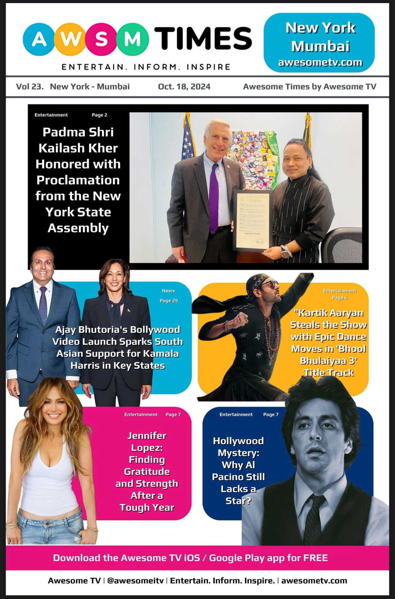 AWSM Times — Vol 23 · October 18, 2024