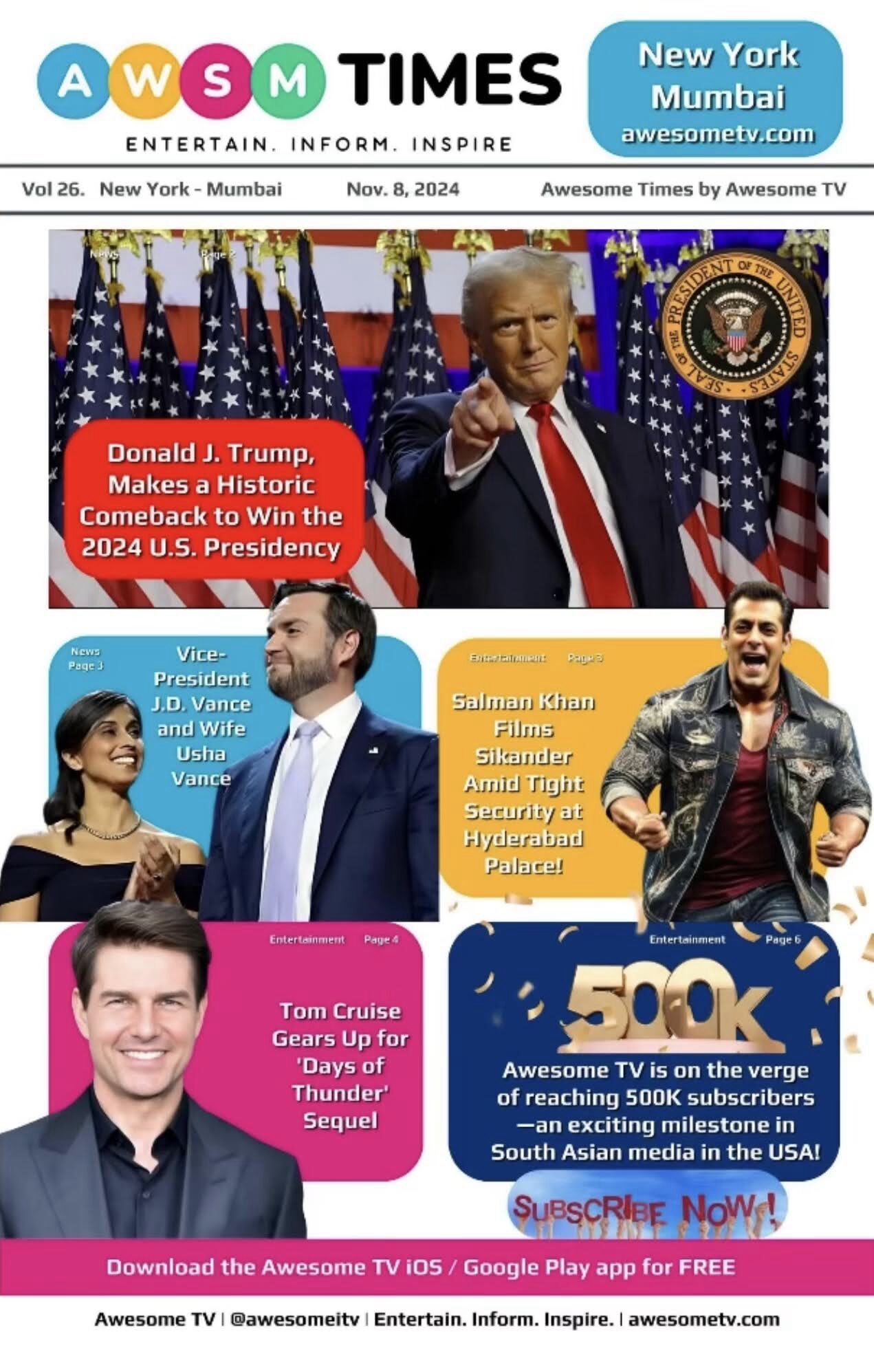 AWSM Times — Vol 26 · November 8, 2024