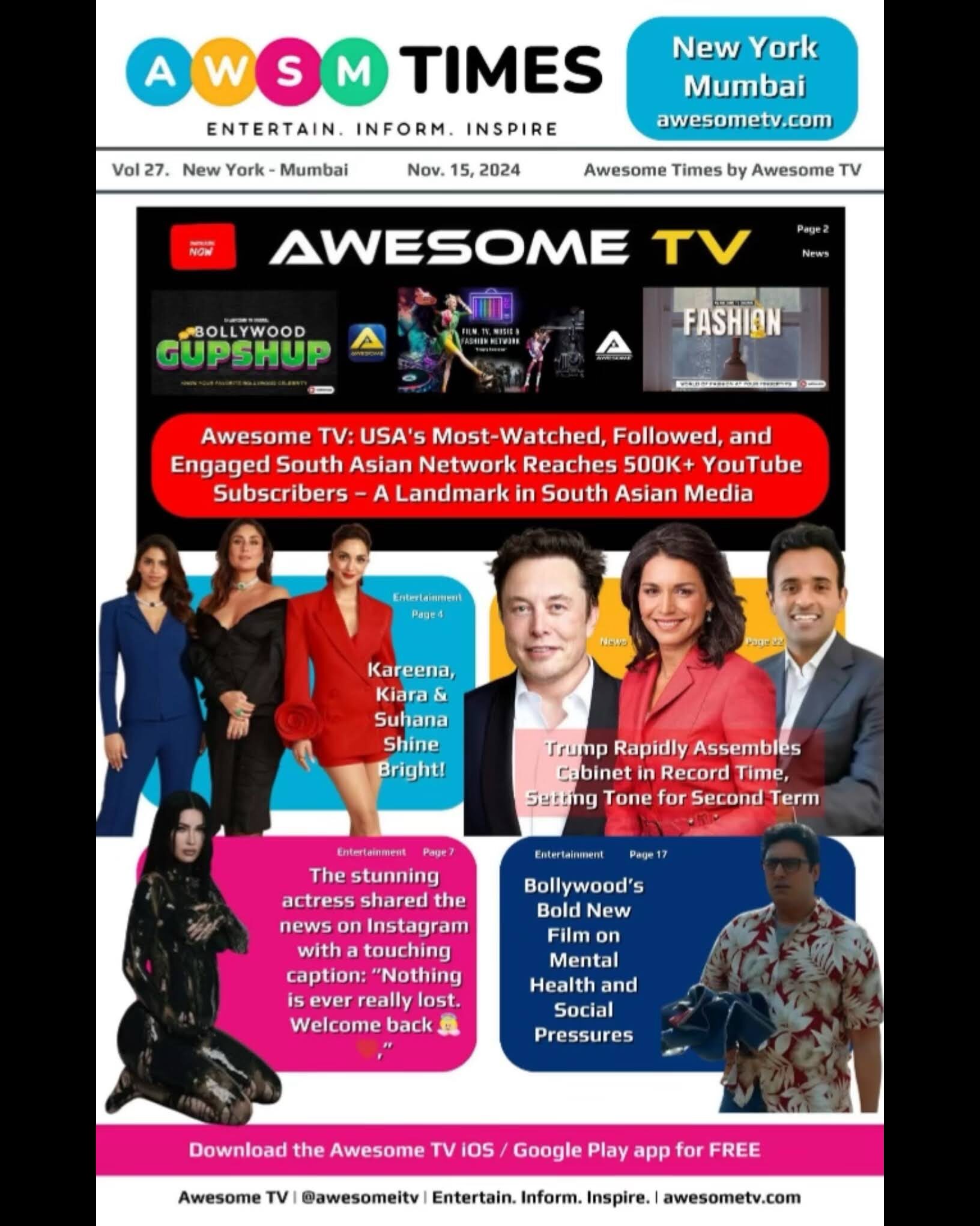 AWSM Times — Vol 27 · November 15, 2024