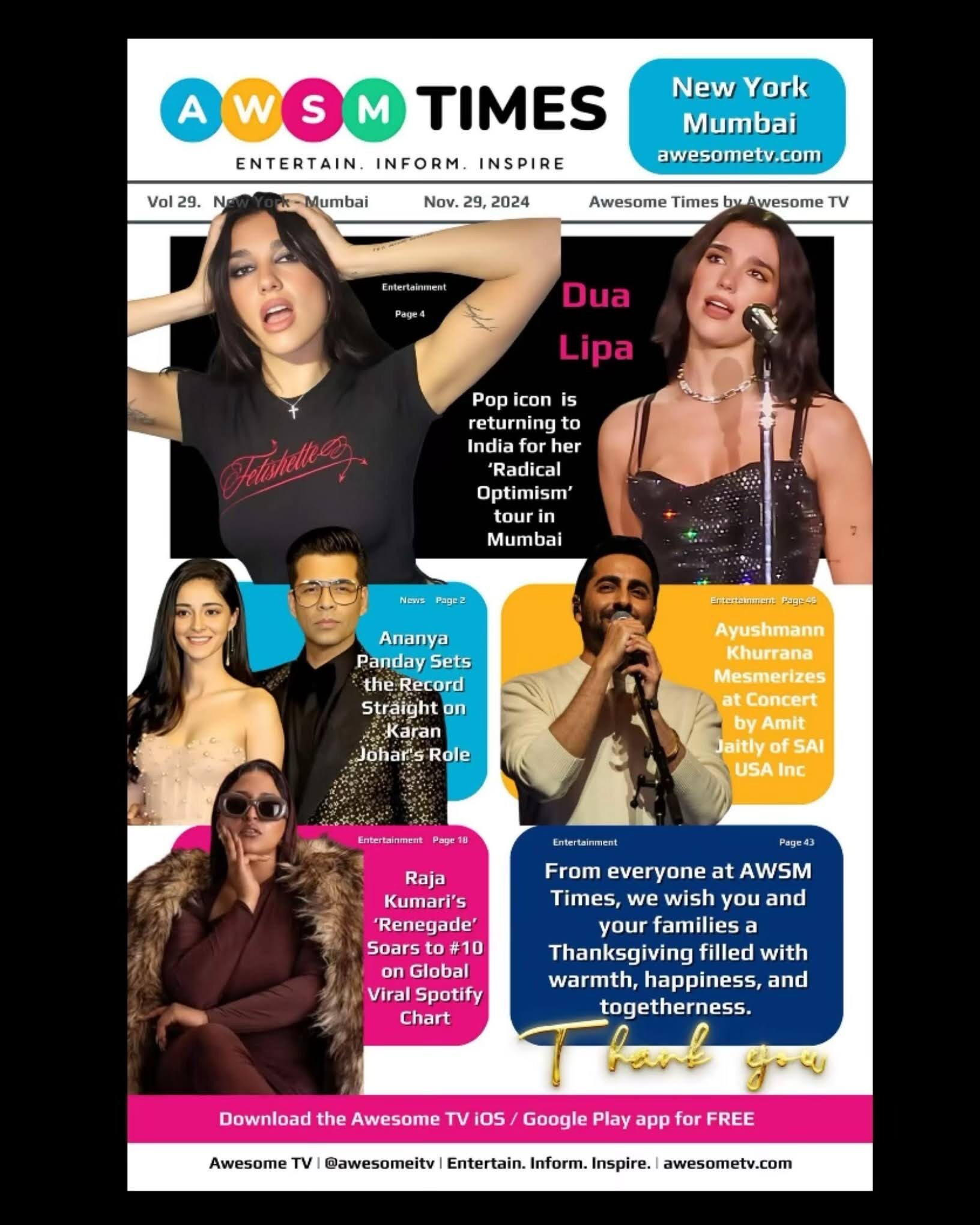 AWSM Times — Vol 29 · November 29, 2024