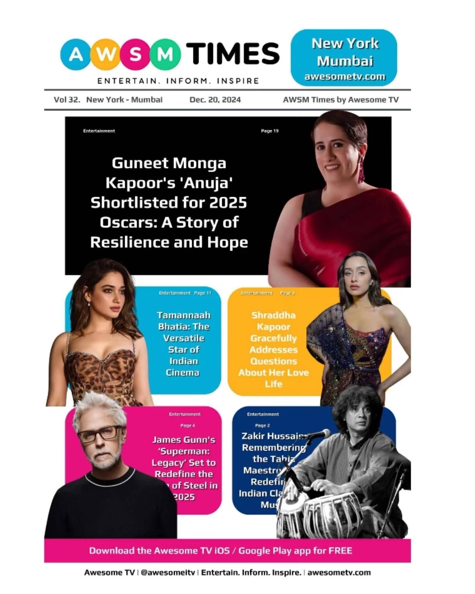 AWSM Times — Vol 32 · December 20, 2024