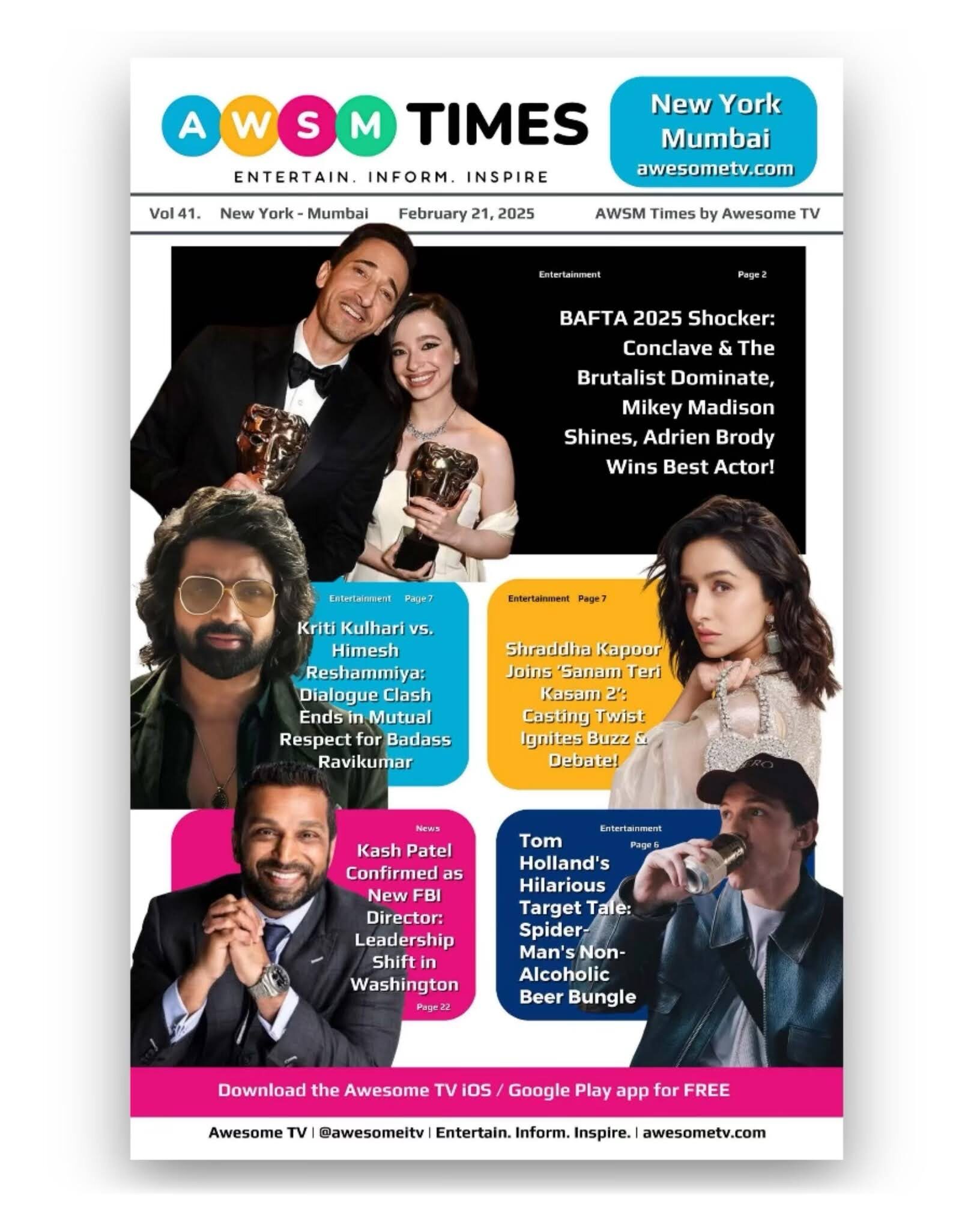 AWSM Times — Vol 41 · February 21, 2025