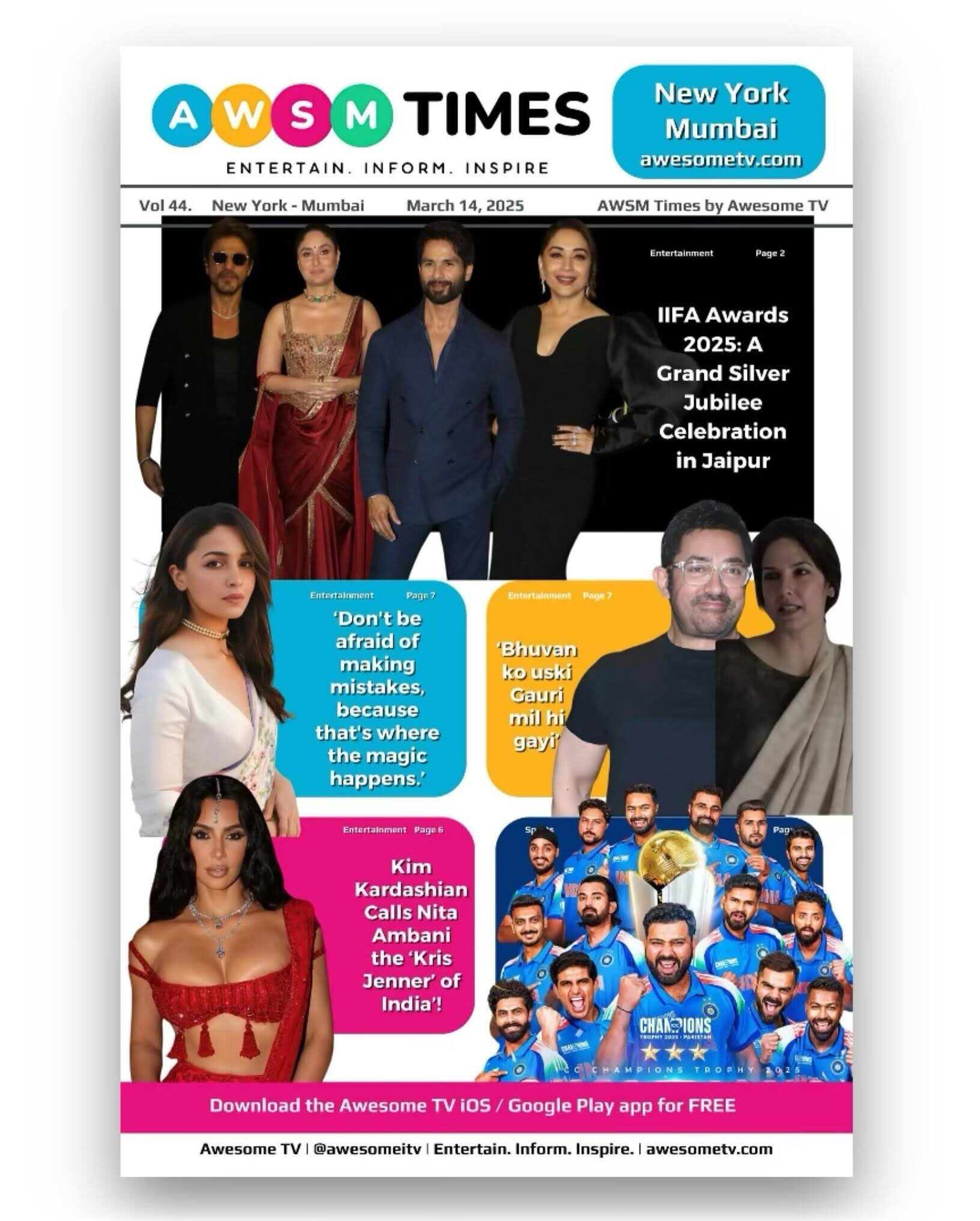 AWSM Times — Vol 44 · March 14, 2025