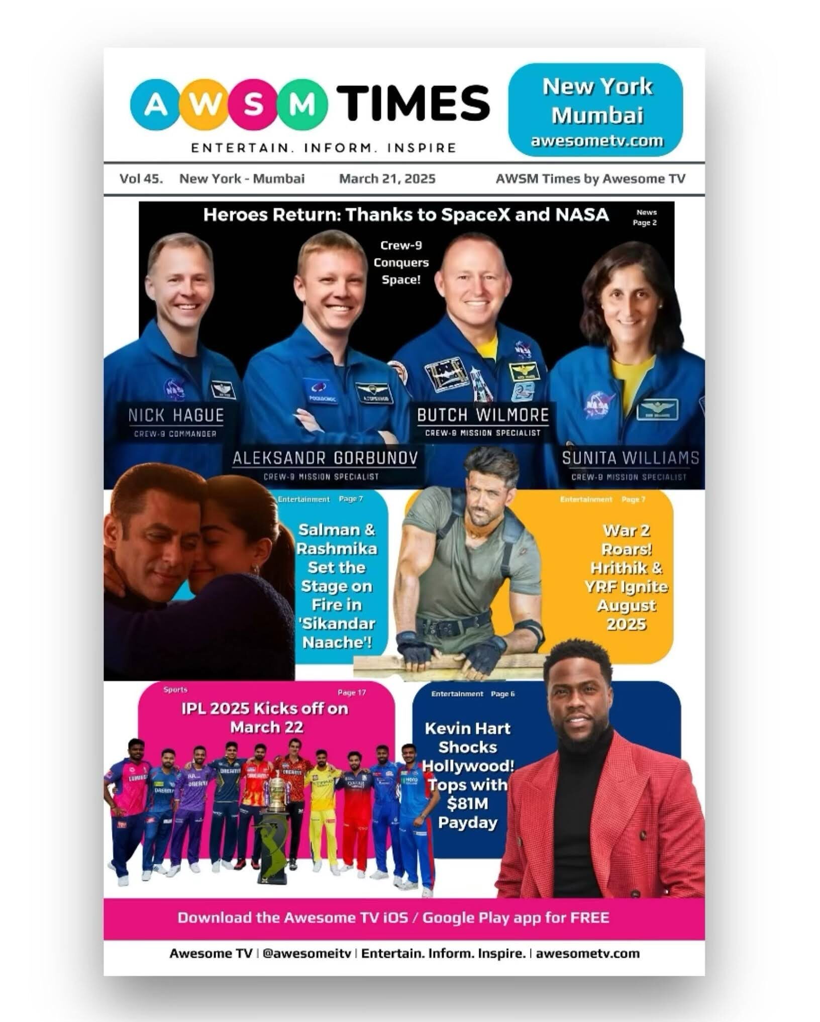 AWSM Times — Vol 45 · March 21, 2025