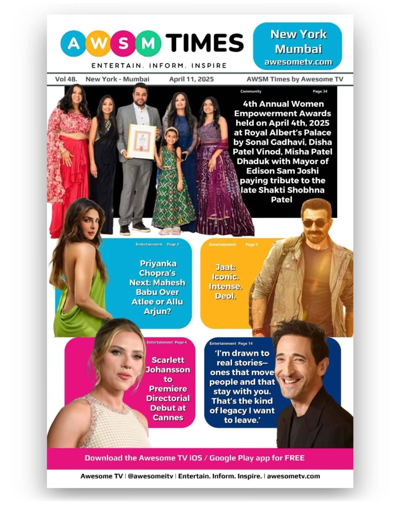 AWSM Times — Vol 48 · April 11, 2025