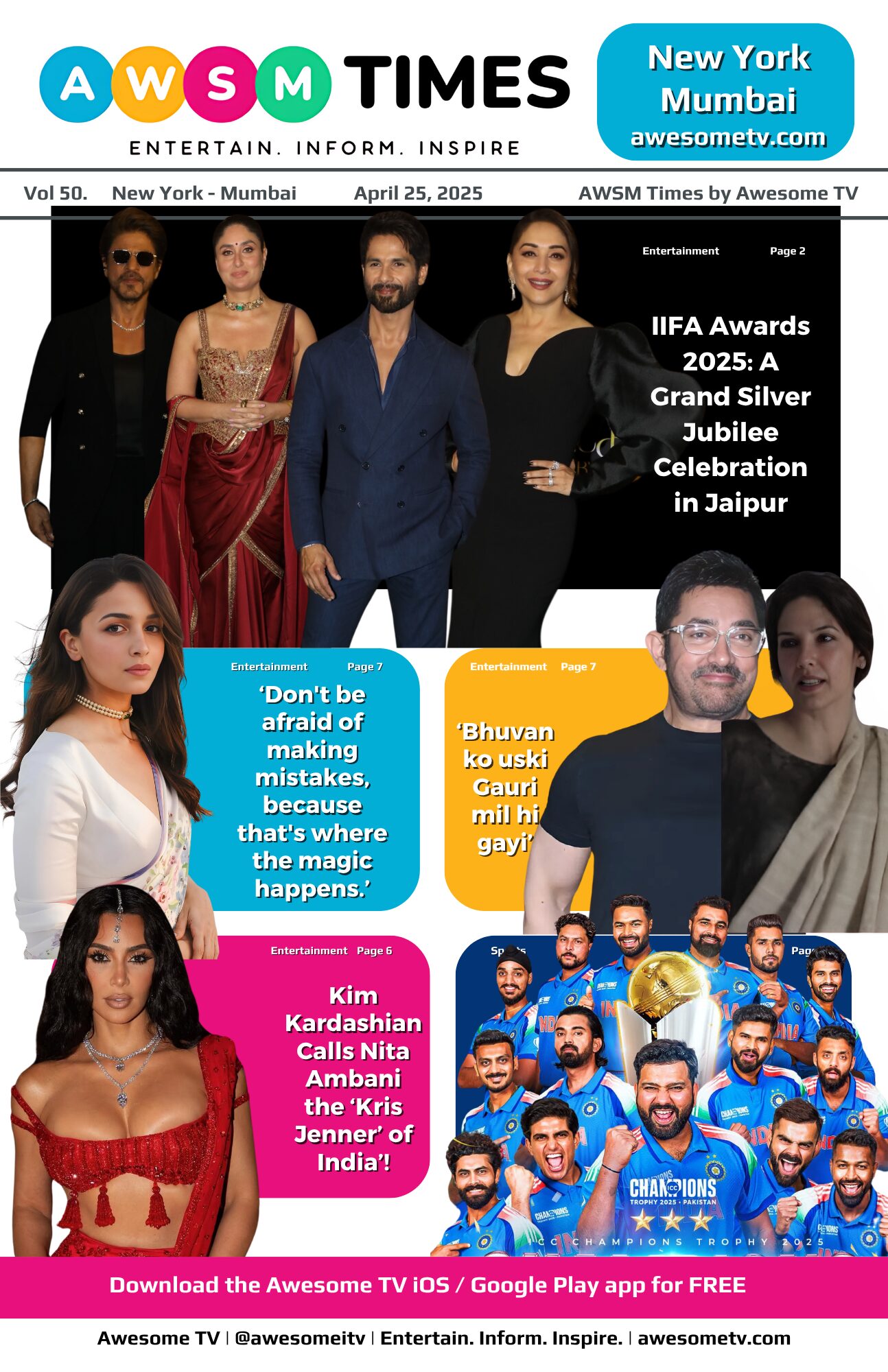 AWSM Times — Vol 50 · April 25, 2025