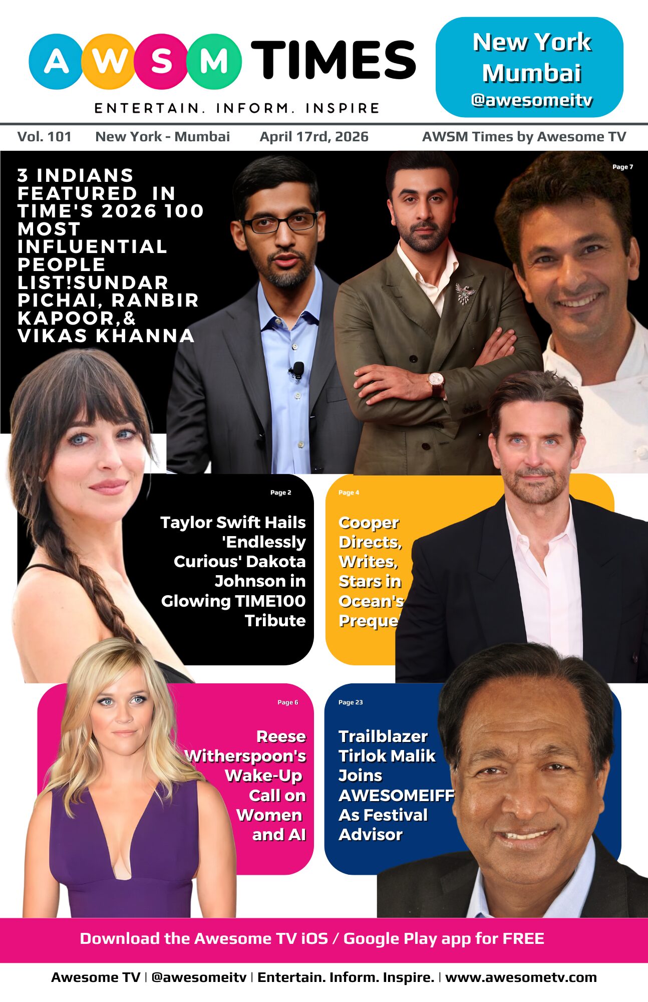 AWSM Times — Vol 101 · April 17, 2026