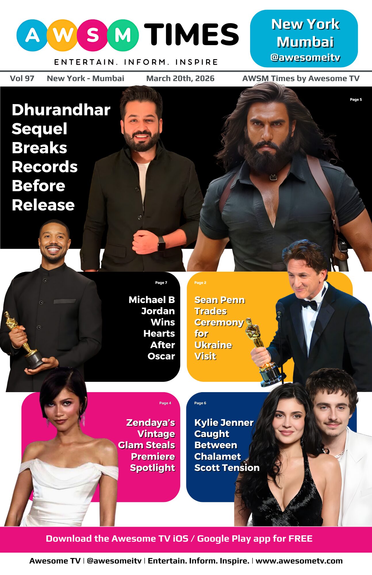 AWSM Times — Vol 97 · March 20, 2026