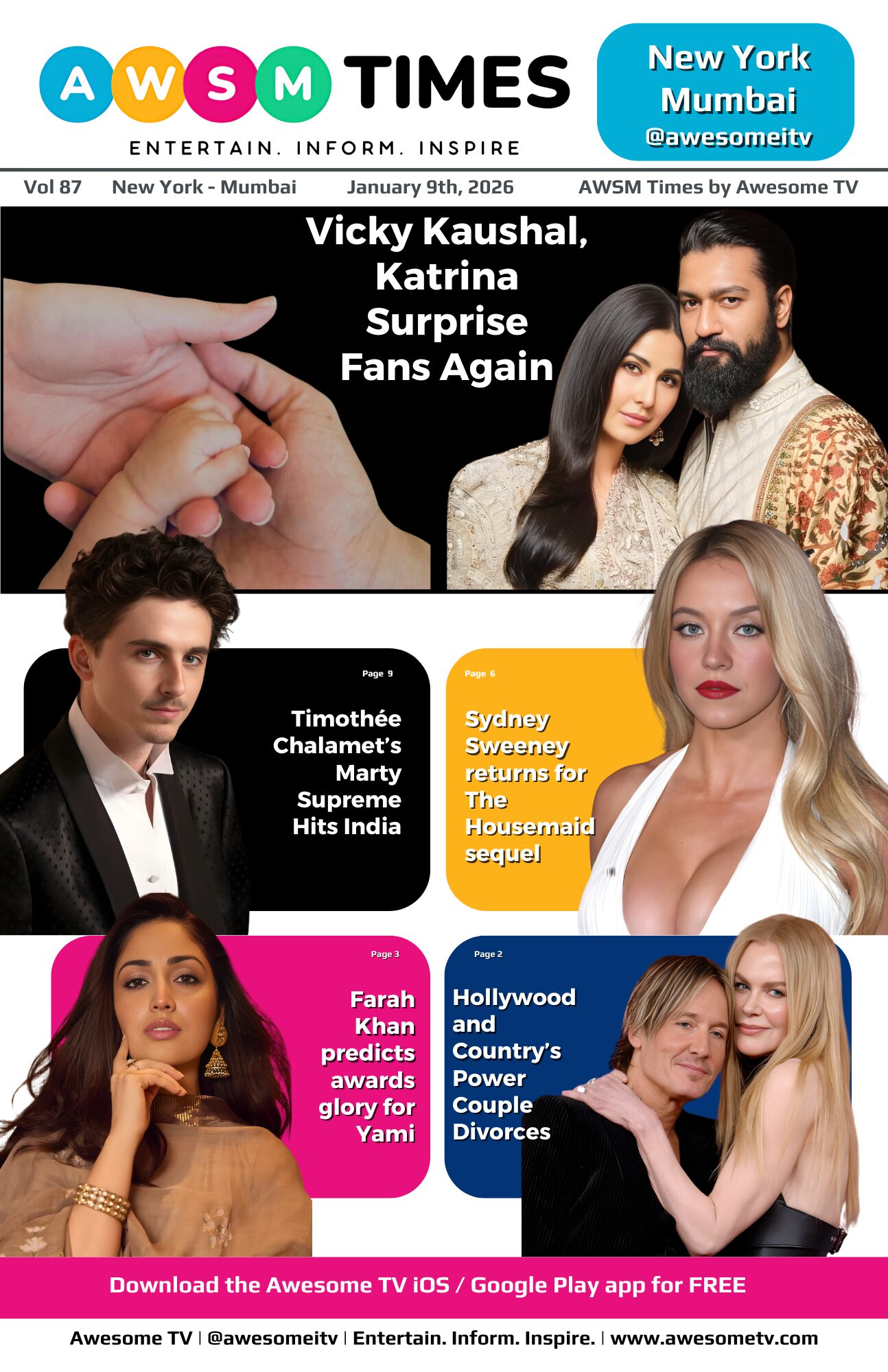 AWSM Times — Vol 87 · January 9, 2026