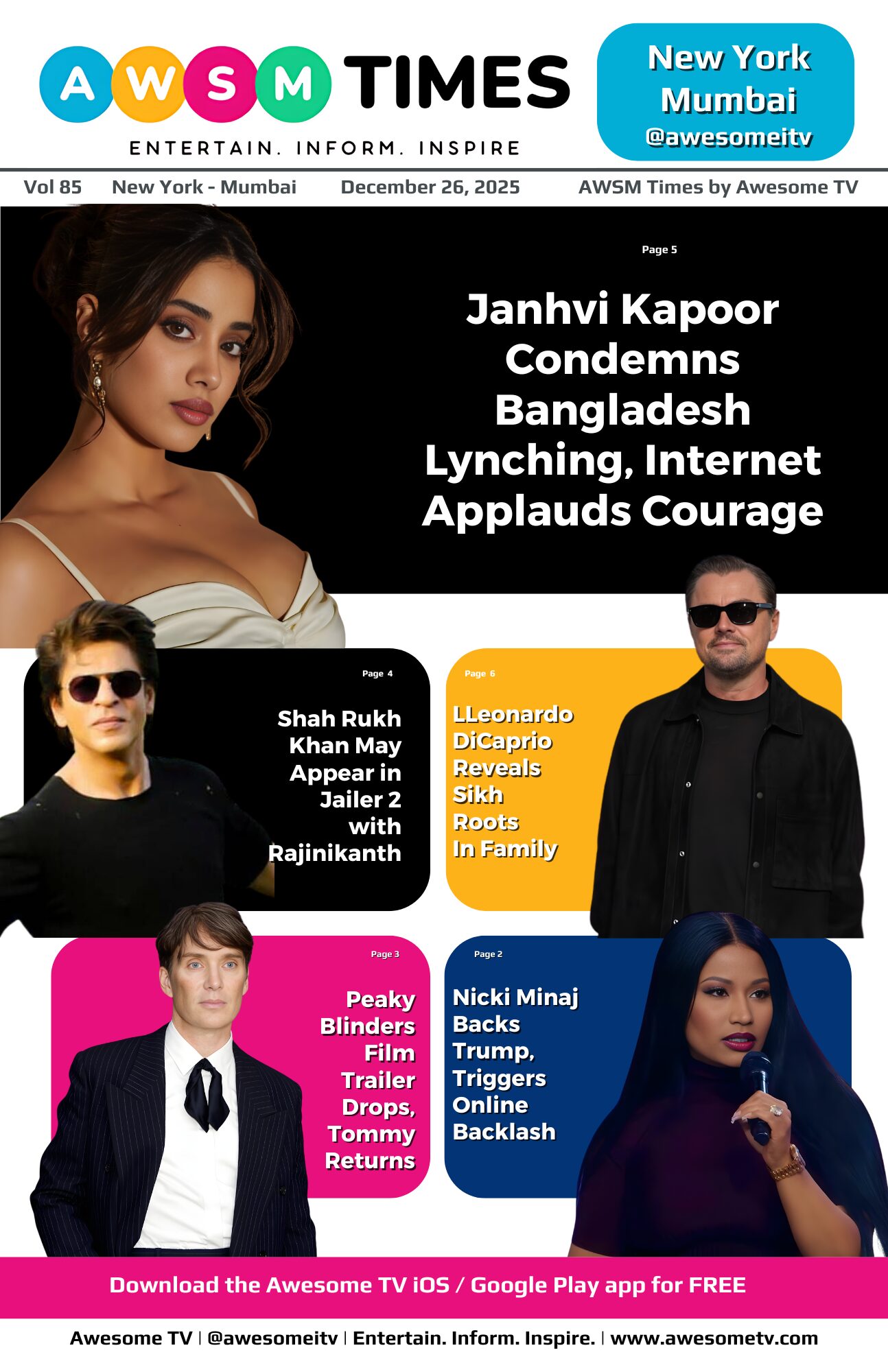 AWSM Times — Vol 85 · December 26, 2025