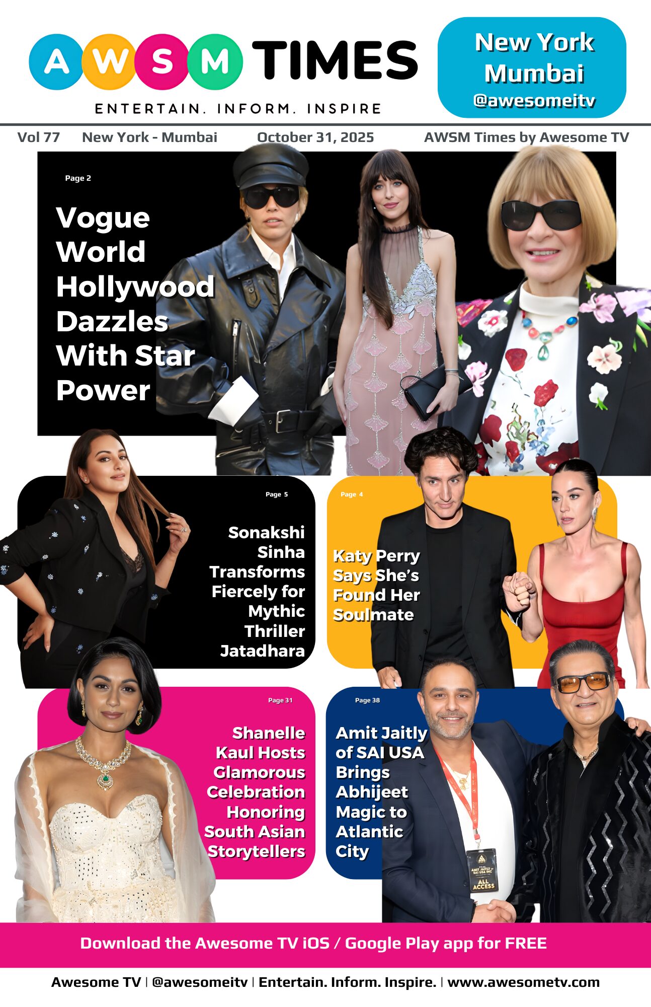 AWSM Times — Vol 77 · October 31, 2025
