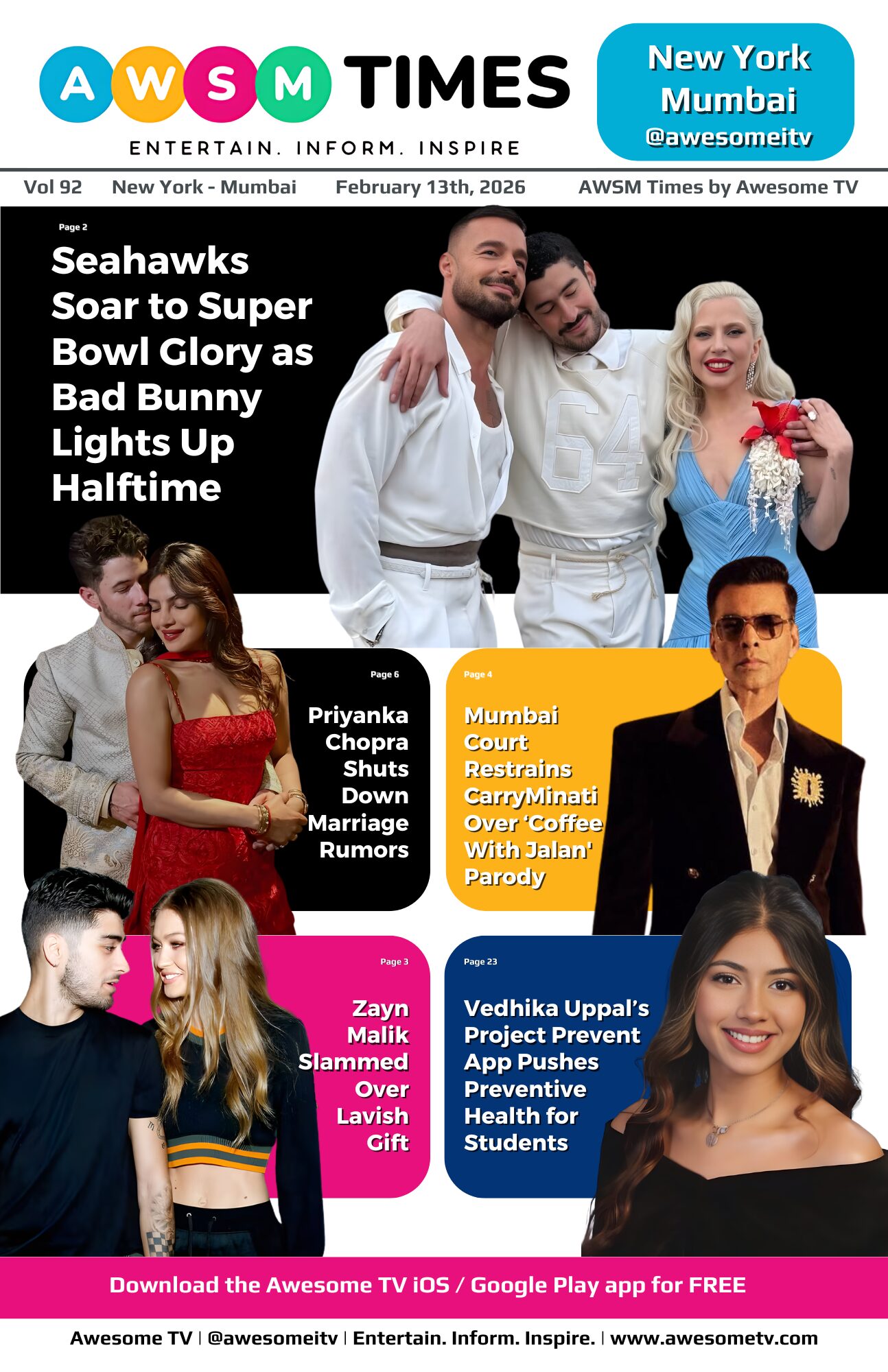 AWSM Times — Vol 92 · February 13, 2026