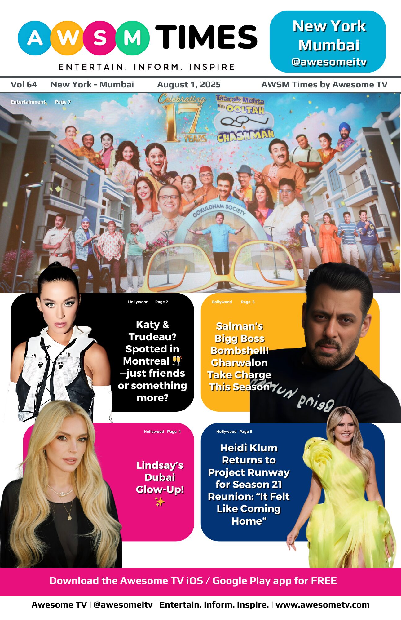 AWSM Times — Vol 64 · August 1, 2025