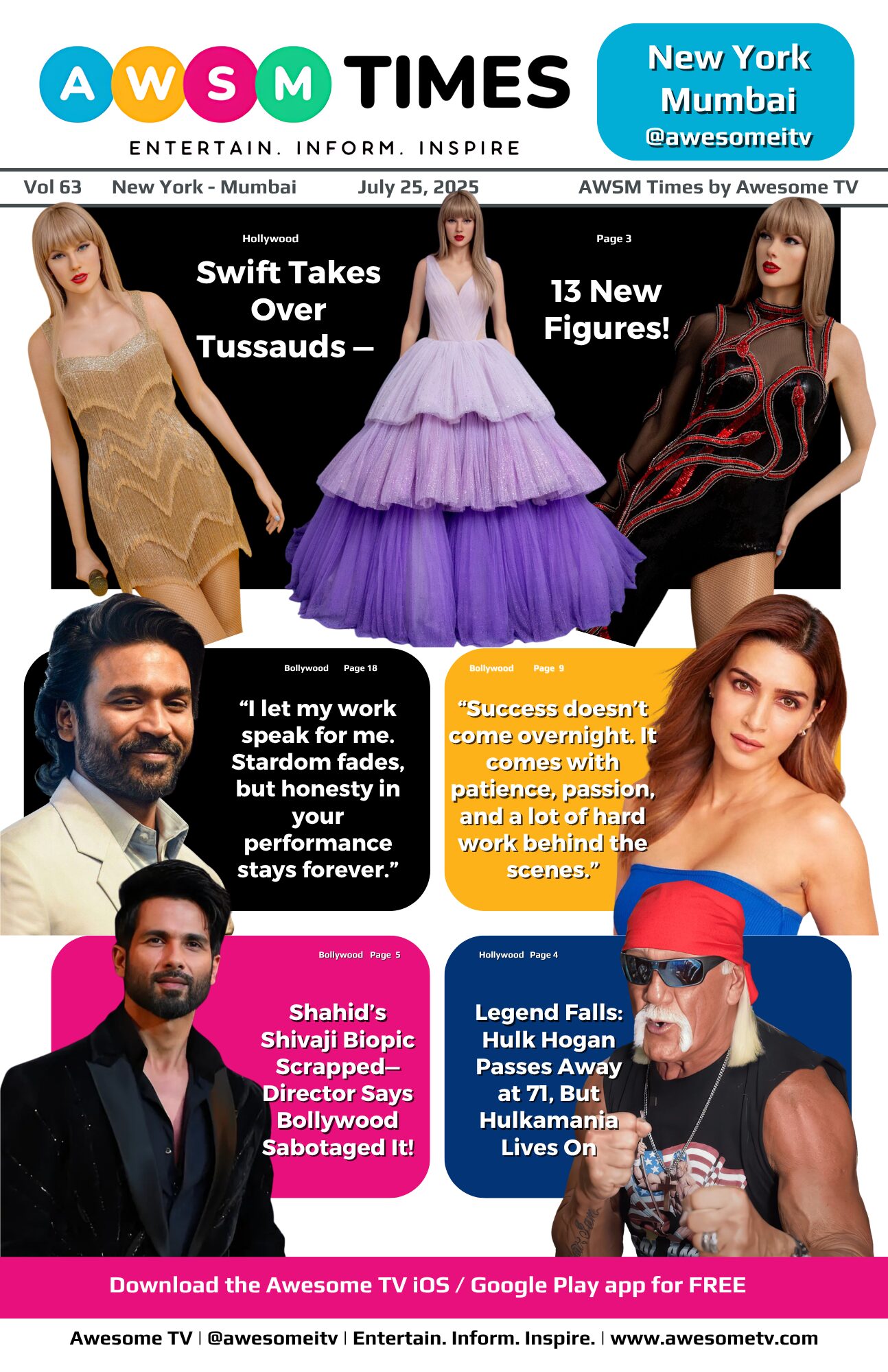 AWSM Times — Vol 63 · July 25, 2025