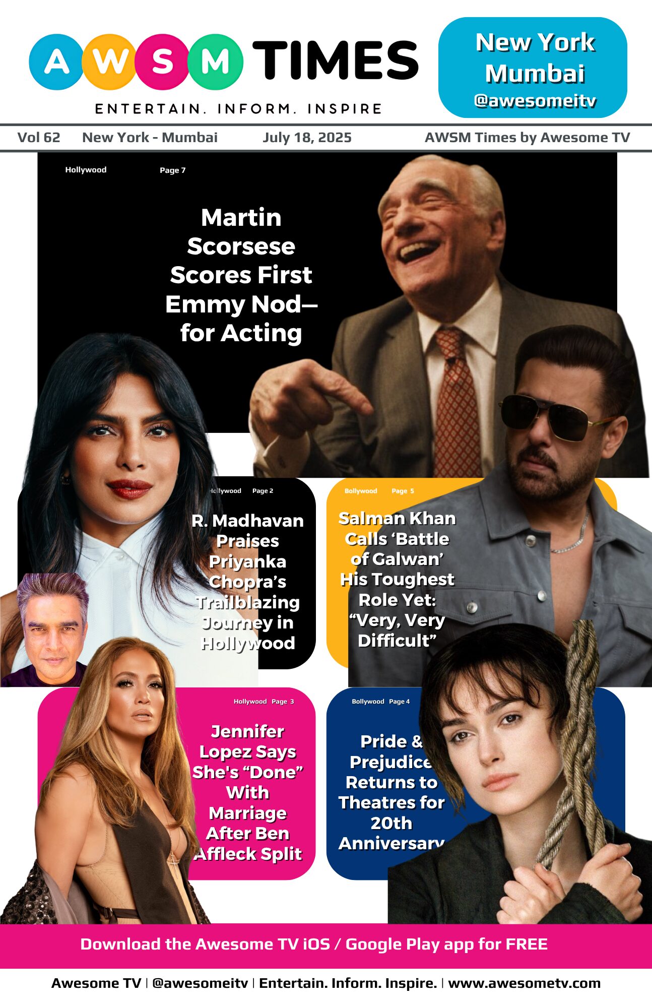 AWSM Times — Vol 62 · July 18, 2025