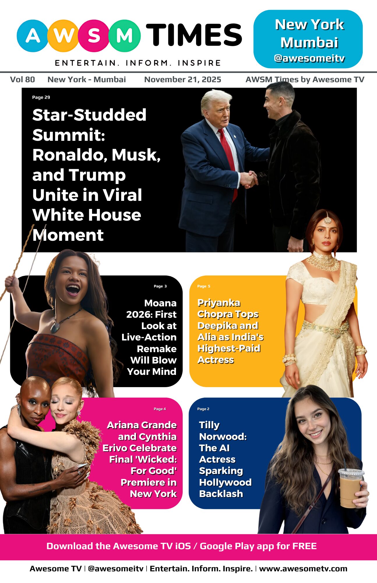 AWSM Times — Vol 80 · November 21, 2025