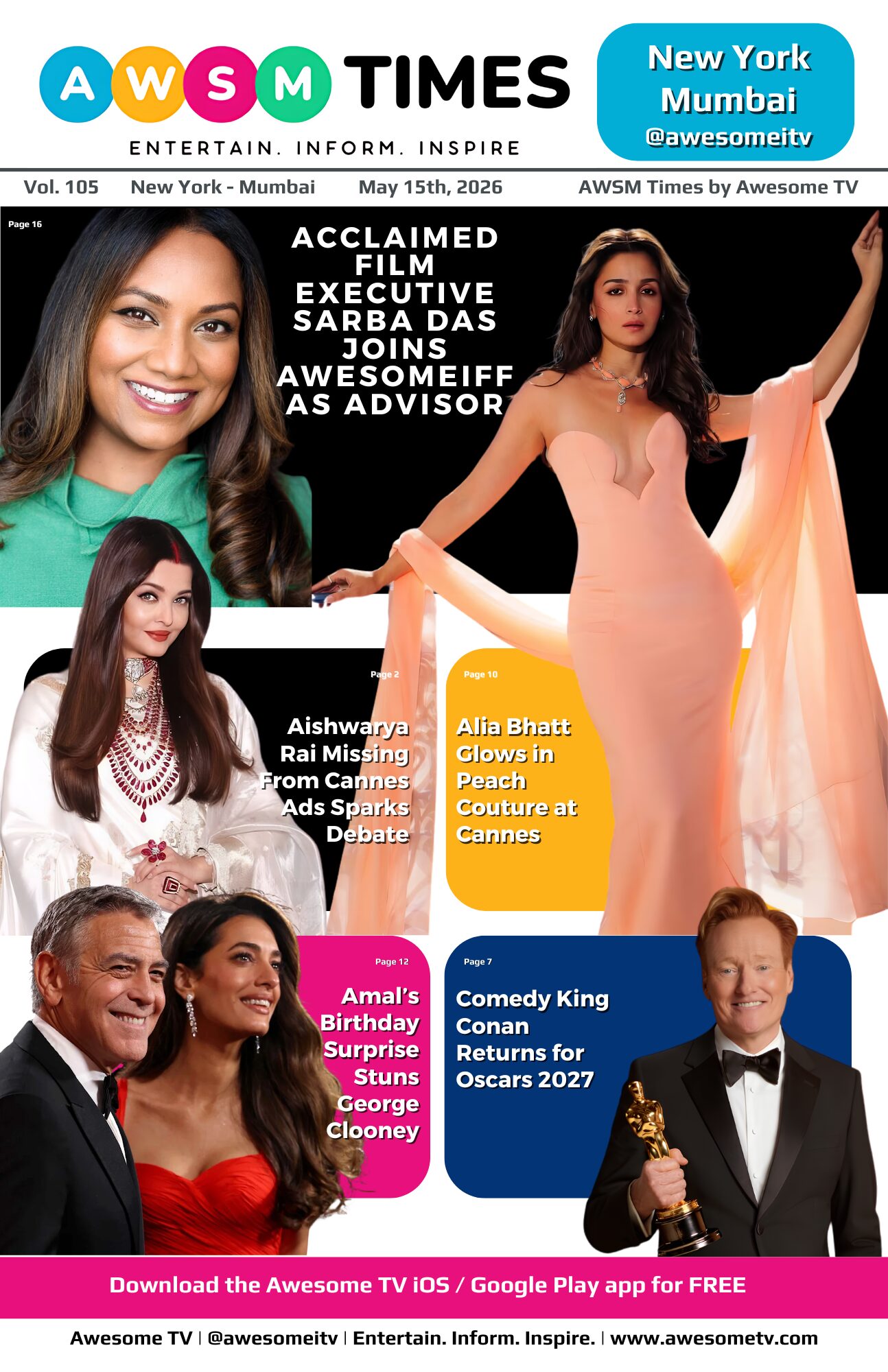 AWSM Times — Vol 105 · May 15, 2026