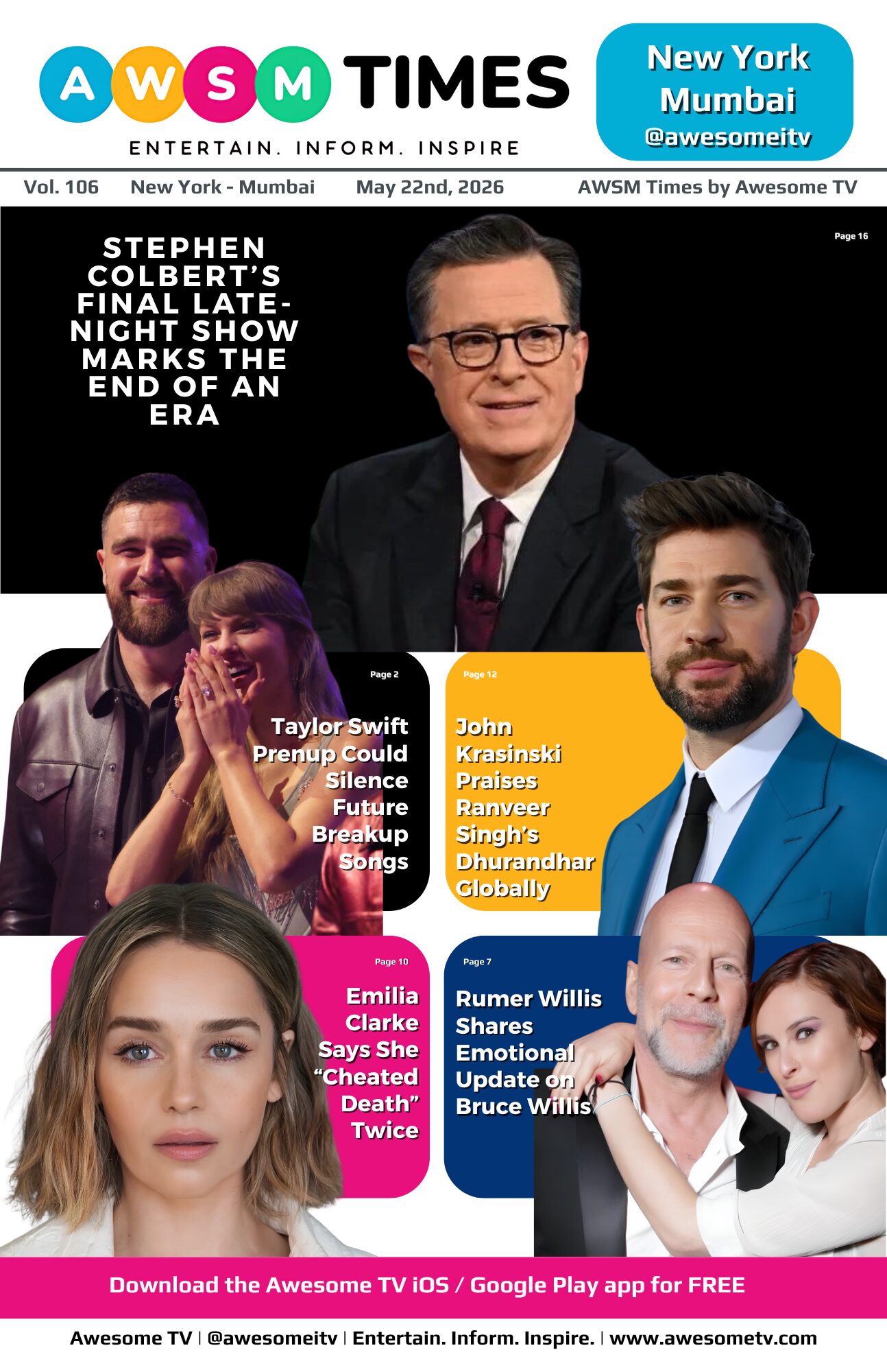 AWSM Times — Vol 106 · May 22, 2026