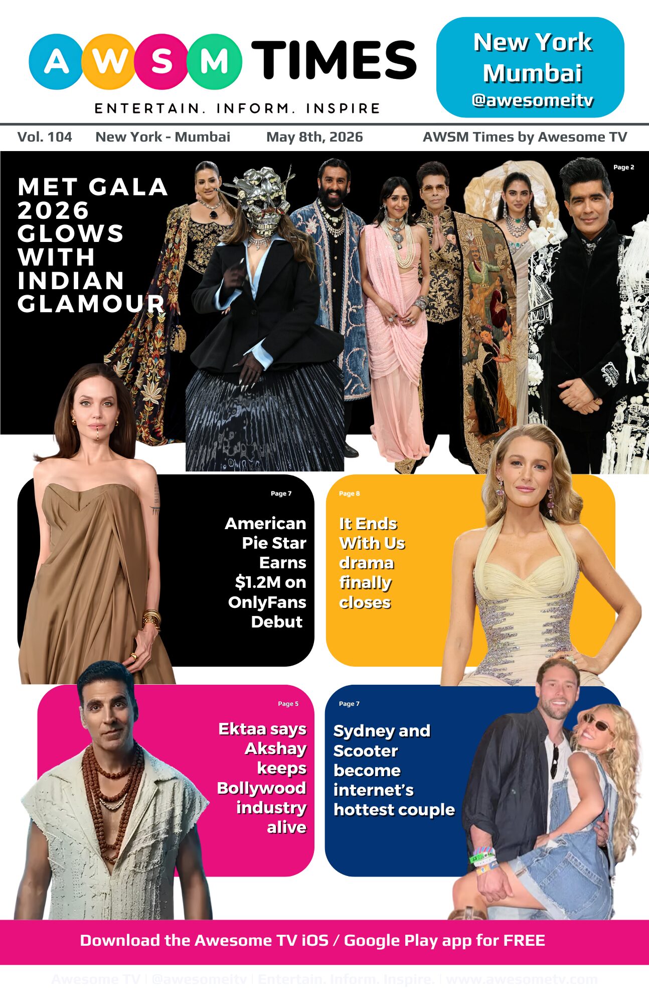 AWSM Times — Vol 104 · May 8, 2026